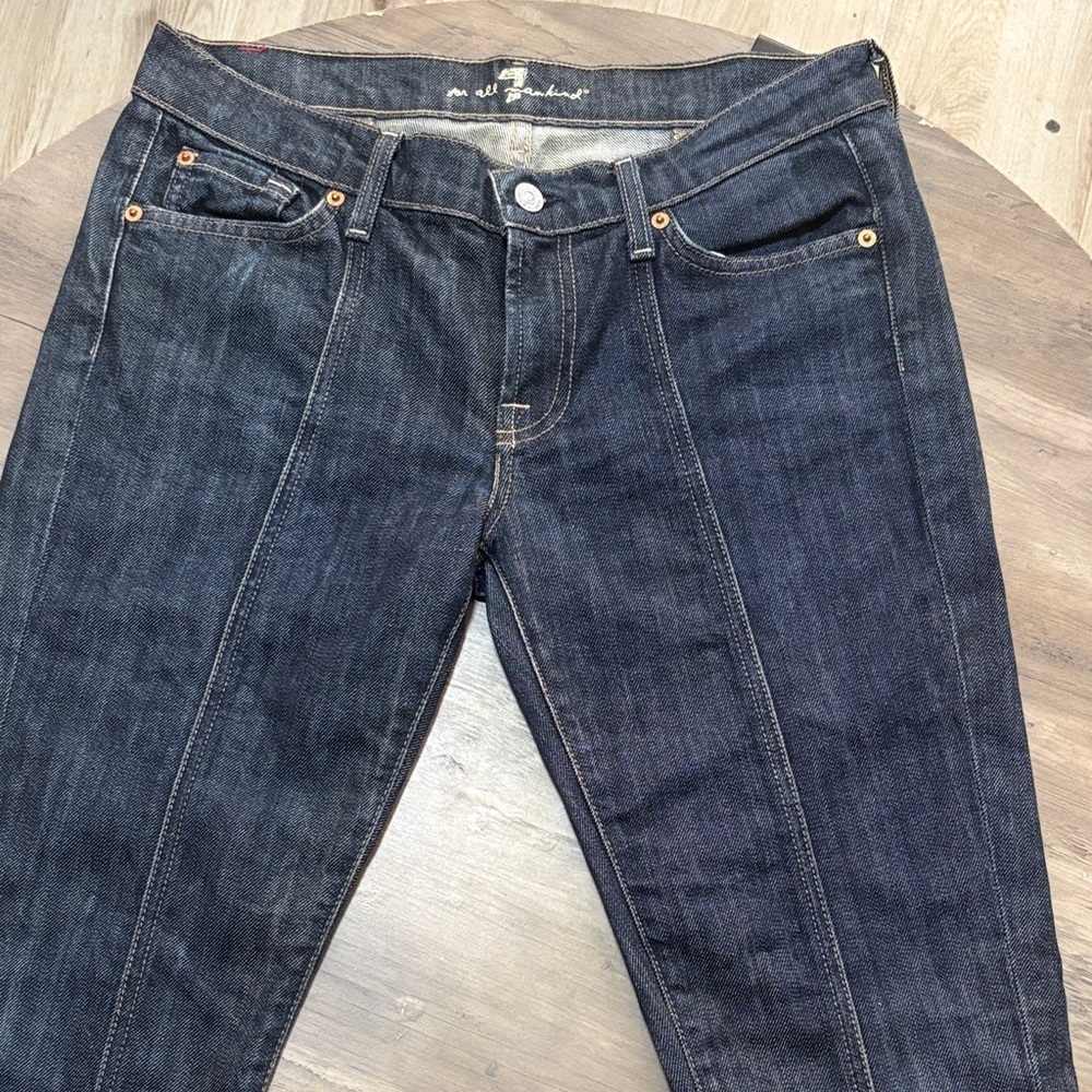 For all mankind Dark Wash Denim Jeans - Vertical Seam Detail
